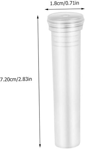 SUPVOX 100pcs Plastic Flower Nutrition Tubes for Flower Arrangements Water Storage Vials for Florist Supplies for Plant Care and Propagation in Saudi Arabia