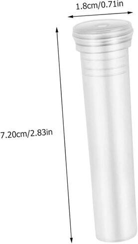 BESPORTBLE 100pcs Transparent Plastic Flower Water Tubes for Fresh Flower Arrangement Cultivation Vials for Home Decor and Florist Supplies in Saudi Arabia