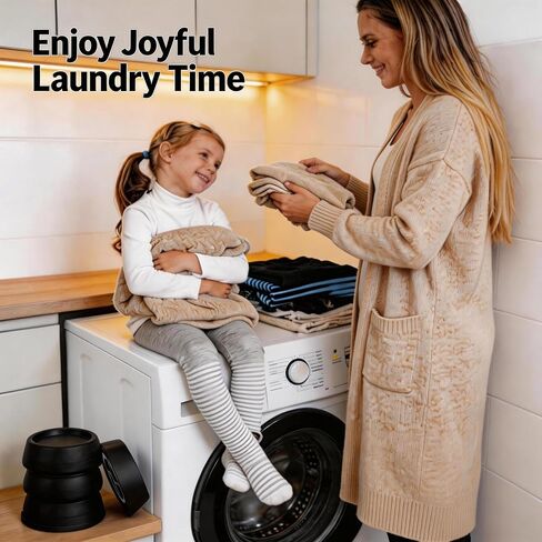 Washing Machine Anti Vibration Pads, Washer Anti Vibration Pads Reduce Noise and Floor Damage, Anti Vibration Pads for Washing Machine in Apartment, Dorm Home in Saudi Arabia