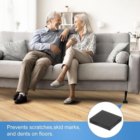 4-Pack Rubber Anti Vibration Pads 2" Non-Slip Square Vibration Isolation Pads Anti Noise Shock Absorbing Mats for Washing Machine/Dryer/HVAC/Air Conditioner [ 0.4" Thickness] in Kuwait