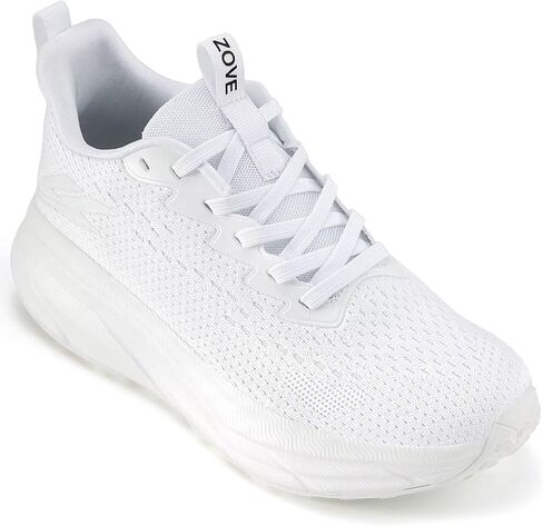 ZOVE Womens Walking Shoes Cushioning Non-Slip Breathable Running Sneakers Tennis Comfortable Athletic Gym Workout Casual Shoes Lightweight Sports Cross Training Fashion Sneakers in Saudi Arabia