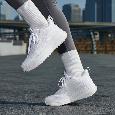 ZOVE Womens Walking Shoes Cushioning Non-Slip Breathable Running Sneakers Tennis Comfortable Athletic Gym Workout Casual Shoes Lightweight Sports Cross Training Fashion Sneakers in Saudi Arabia