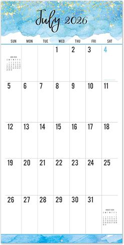 Wall Calendar 2024 - 12-Month Monthly Wall Calendar, Jan. 2024 - Dec. 2024, Large Print Big Grid 2024 Wall Calendar, 12" x 24" (Open) - Thick & Sturdy Paper, Oversized Blocks, Perfect for Organizing & Planning in Kuwait