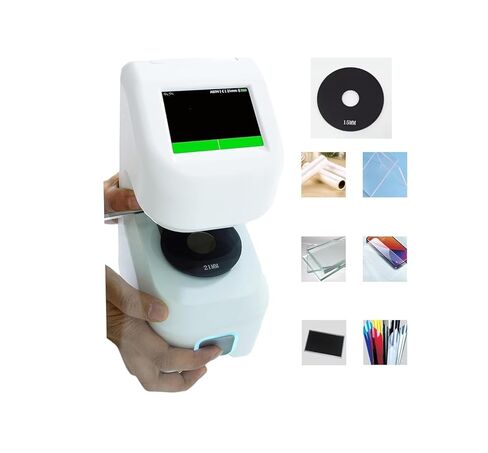 Handheld Hazemeter Two Apertures Transmission Transmittance Haze Meter Haze Measurement Instrument for Thin Films,Glass,Diffusion Plate,Etc with 21mm 15mm Test Aperture Touch Screen Mass Storage in Saudi Arabia