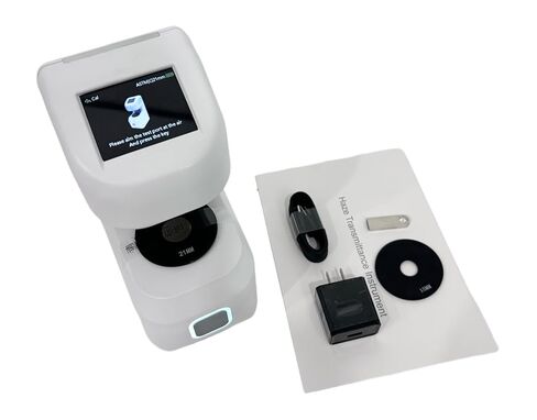 Handheld Hazemeter Two Apertures Transmission Transmittance Haze Meter Haze Measurement Instrument for Thin Films,Glass,Diffusion Plate,Etc with 21mm 15mm Test Aperture Touch Screen Mass Storage in Saudi Arabia