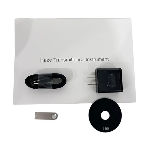 Handheld Hazemeter Two Apertures Transmission Transmittance Haze Meter Haze Measurement Instrument for Thin Films,Glass,Diffusion Plate,Etc with 21mm 15mm Test Aperture Touch Screen Mass Storage in Saudi Arabia