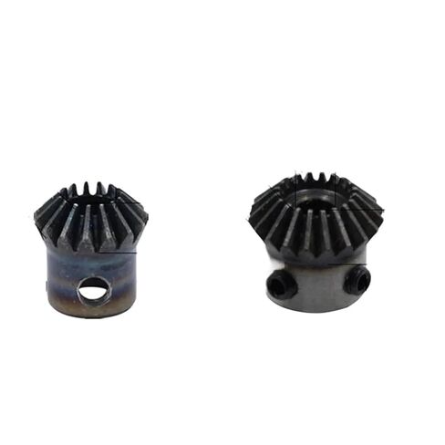 Bevel Gear 1M Module 15/20 Teeth Inner Hole 5/6/7/8mm Gear 90 Degrees Steel Gears Screw Hole M5 No Keyway 1Pcs(6mm,15 Teeth) in Kuwait