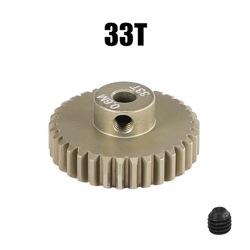 M0.6 3.175mm 7075 Aluminum Alloy Motor Gear 13T 14T 17T 19T 20T 22T 26T 28T 30T 33T Metal Pinion 1/10 RC Car Parts 1Pcs ﻿(4PCS 24T 25T 26T 27T) in Saudi Arabia