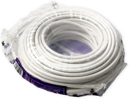 Woods 56918343 Rg6 Dual Shield CATV Communication Cable 100 Ft Coil, 100' in Saudi Arabia