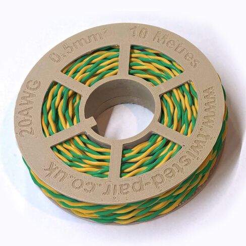 سلك زوج ملتوي أخضر وأصفر 22 AWG / 0.35 مم² 5 أمتار كابل ناقل CAN in Kuwait