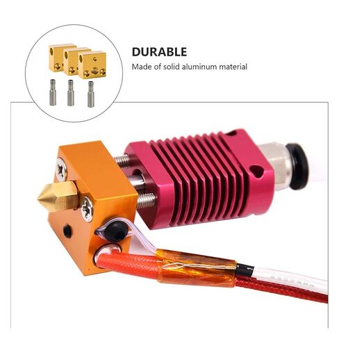 1 مجموعة مجموعة سخان كتلة الطابعة ثلاثية الأبعاد ملحقات التدفئة الطارد الساخن نهاية الألومنيوم الفولاذ المقاوم للصدأ in Kuwait