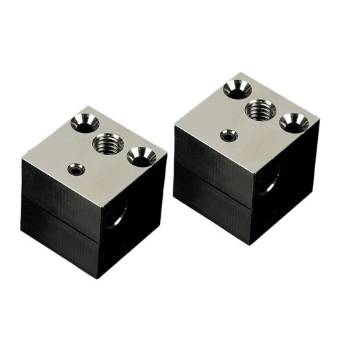 1 قطعة CR10 كتلة ساخنة Heatblock النحاس مطلي التدفئة أجزاء طابعة ثلاثية الأبعاد in Kuwait