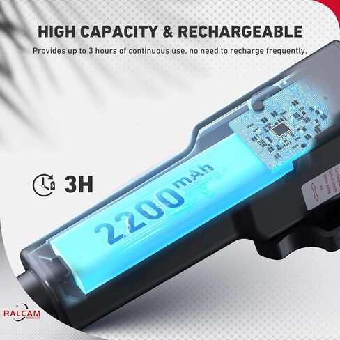 Two-Way Articulating Borescope for iPhone & Smartphone, Ralcam 5.5mm/0.21in Endoscope Camera with Light, HD Inspection Snake Camera with Battery for Engine, Pipe, HVAC Inspection in Kuwait