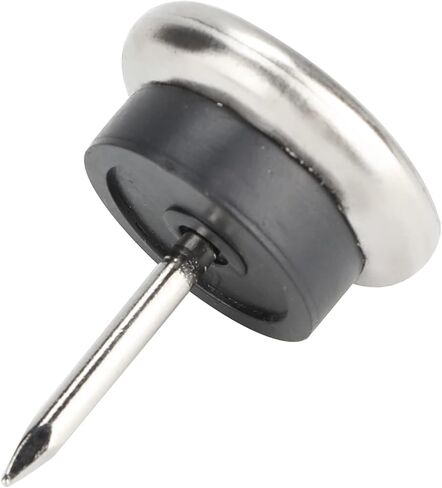 وسادة أرجل كرسي الأثاث شديدة التحمل وغير قابلة للانزلاق لحماية الأرضيات الخشبية والسجاد وأرجل طاولة الأريكة مطلية بالفضة 50 قطعة (22 مم) in Kuwait