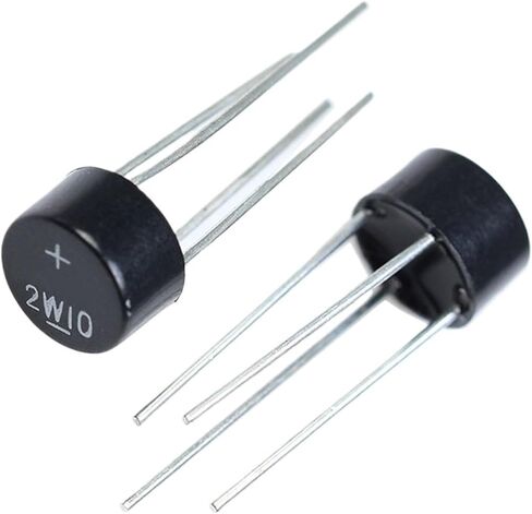 50/100/200/500/1000Pcs 2W10 Bridge Rectifier WOL 2W10M Round Bridge 2A/1000V Bridge Stack DIP-4(100Pcs) in Saudi Arabia