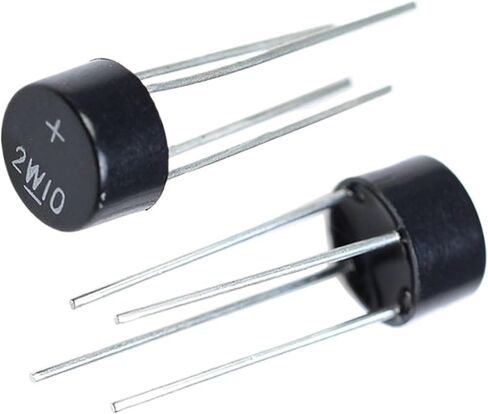 50/100/200/500/1000Pcs 2W10 Bridge Rectifier WOL 2W10M Round Bridge 2A/1000V Bridge Stack DIP-4(100Pcs) in Saudi Arabia