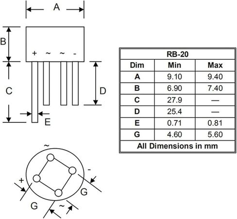 50/100/200/500/1000Pcs 2W10 Bridge Rectifier WOL 2W10M Round Bridge 2A/1000V Bridge Stack DIP-4(100Pcs) in Saudi Arabia