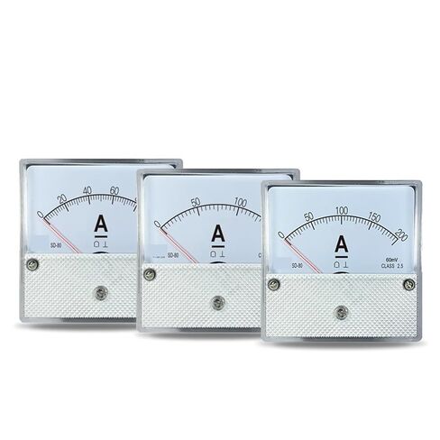 SD80 60mV DC Ammeter 50A 100A 150A 200A Pointer DH80 CZ80 Shunt 1Pcs(DC 5A-60mV) in Saudi Arabia