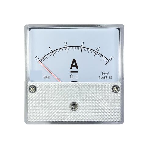 SD80 60mV DC Ammeter 50A 100A 150A 200A Pointer DH80 CZ80 Shunt 1Pcs(DC 5A-60mV) in Saudi Arabia