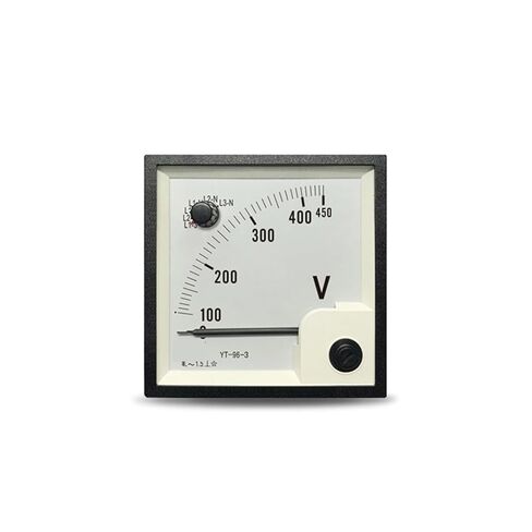 YT96 AC Three-Phase Voltmeter with 6-Speed Toggle Switch Pointer Type 300V 450V 500V Four-Wire CP96 1Pcs(Three-Phase AC 300V) in Saudi Arabia