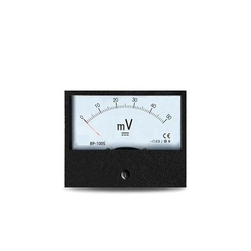 BP-100S DC Millivoltmeter 50mV 75mV 100mV Pointer Type Voltmeter (100×80mm) 1Pcs(DC75mV) in Saudi Arabia
