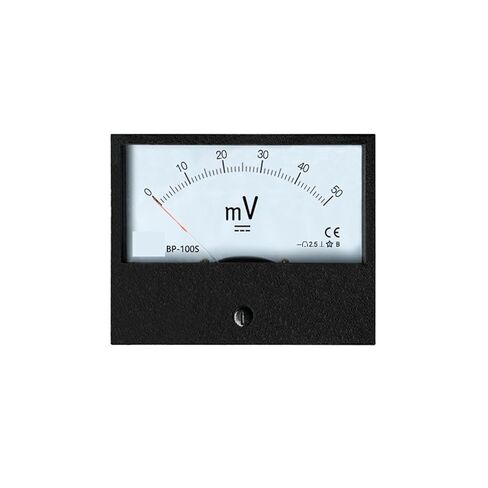 BP-100S DC Millivoltmeter 50mV 75mV 100mV Pointer Type Voltmeter (100×80mm) 1Pcs(DC75mV) in Saudi Arabia