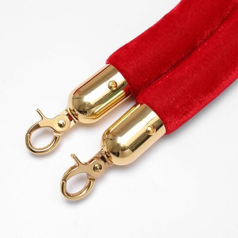 Rope End Stopper with Titanium Hook, Metal Cord End Cap for Guardrail and Crowd Control Barrier Rope, Small Size Cord Snap for Stanchion and Queue Divider in Saudi Arabia
