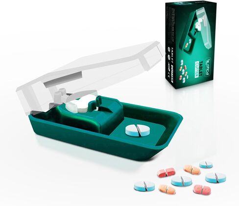 قطاعة حبوب منع الحمل ومقسمة الاستخدام اليومي، قطع الحبوب والأجهزة اللوحية بأمان، استخدم قاطعة حبوب منع الحمل ذات التصميم الصغير الخاص بنا للفصل الدقيق، تكنولوجيا سهلة لتوسيط حبوب الدواء، بحجم مناسب للسفر in Kuwait