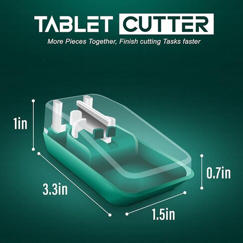 قطاعة حبوب منع الحمل ومقسمة الاستخدام اليومي، قطع الحبوب والأجهزة اللوحية بأمان، استخدم قاطعة حبوب منع الحمل ذات التصميم الصغير الخاص بنا للفصل الدقيق، تكنولوجيا سهلة لتوسيط حبوب الدواء، بحجم مناسب للسفر in Kuwait