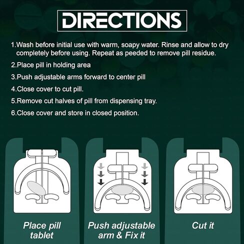 قطاعة حبوب منع الحمل ومقسمة الاستخدام اليومي، قطع الحبوب والأجهزة اللوحية بأمان، استخدم قاطعة حبوب منع الحمل ذات التصميم الصغير الخاص بنا للفصل الدقيق، تكنولوجيا سهلة لتوسيط حبوب الدواء، بحجم مناسب للسفر in Kuwait