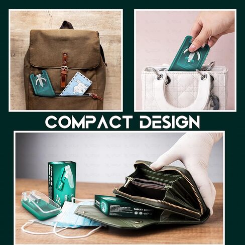 قطاعة حبوب منع الحمل ومقسمة الاستخدام اليومي، قطع الحبوب والأجهزة اللوحية بأمان، استخدم قاطعة حبوب منع الحمل ذات التصميم الصغير الخاص بنا للفصل الدقيق، تكنولوجيا سهلة لتوسيط حبوب الدواء، بحجم مناسب للسفر in Kuwait