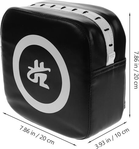 Wall Mounted Boxing Pad Kicking Target Punching Cushion Black Small Size for Home Fitness Martial Arts Training in Saudi Arabia