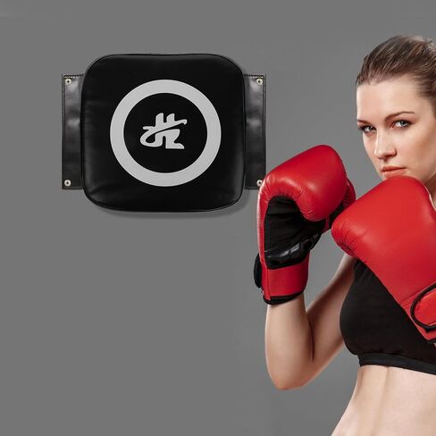 Luxshiny Wall Mounted Punching Pad and Boxing Wall Mat, Compact Black Pu Kickboxing Kick Pad for Home Fitness Training, Martial Arts Kicking Target for Boxing and Taekwondo Workouts in Kuwait