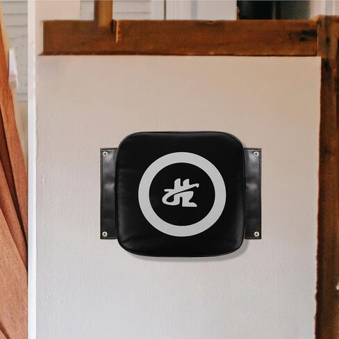 Luxshiny Wall Mounted Punching Pad and Boxing Wall Mat, Compact Black Pu Kickboxing Kick Pad for Home Fitness Training, Martial Arts Kicking Target for Boxing and Taekwondo Workouts in Kuwait