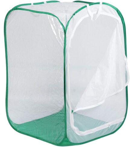 AYNEFY Foldable Cage Collapsible Mesh Cage Portable House with Wide Zipper Opening Transparent Panels for Observation Storage in Saudi Arabia