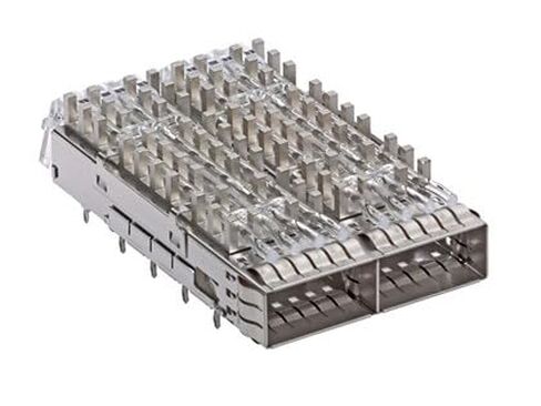 Molex/Waldom، 100015-1445، مجموعة قفص zQSFP+ 1x2 بأصابع زنبركية - الجزء العلوي مفتوح - بدون دبابيس خلفية - مشتت حراري شبكي - أنبوبان للضوء. (4 عناصر/عناصر) in Saudi Arabia