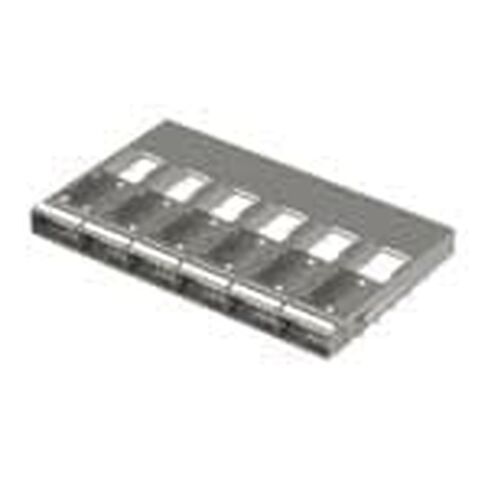 Molex/Waldom, 203372-1253, QSFP-DD Cage Assembly 1-by-6 Open Top Spring Fingers No Rear Legs with Press-Fit Pins (2 Item/s) in Kuwait