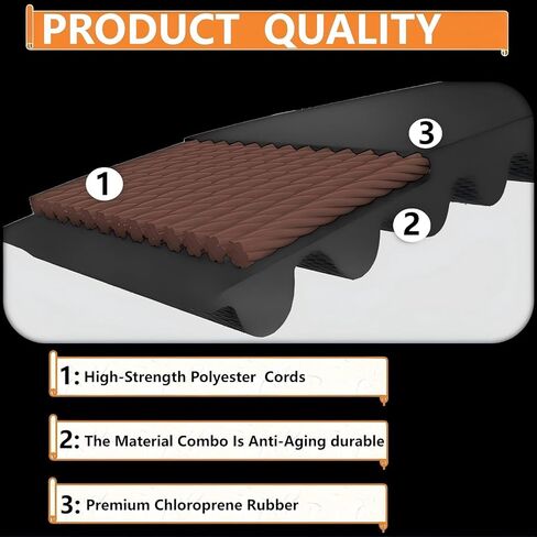 100XL037 Cog Drive Belts 319.190710 319190710 80340-006 Compatible with Sears Craftsman Home Sharpener(2-Pack) in Kuwait