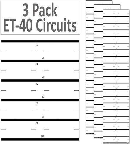 20 دائرة -2pack قاطع الدائرة قاطع الدليل الملصقات/ملصقات/ملصقات ، استبدال لمراكز Eaton الكهربائية/التحميل CHMS in Kuwait