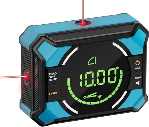 Laser Level with Digital Angle Finder - 3 in 1 Lazer Leveler Tool Digital Angle Gauge Wall Laser Level for Hanging Frames & Picture, Diy Project in Saudi Arabia