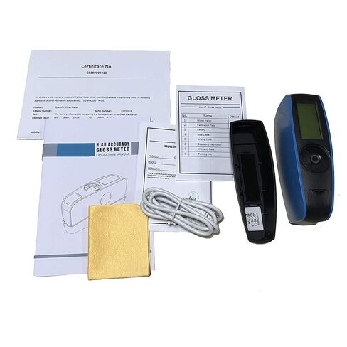 Tri-Angle 20 60 85 Degree Gloss Meter Glossmeter Three Angle Tester with High End QC Software 35000 Data Hold in Saudi Arabia