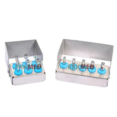 11 Pcs Dental Tissue Punch kit for implant Placement & Soft Tissue Management Short & Long Tissue Punch Fully Autoclavable in Kuwait