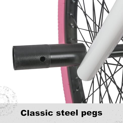 20 24 Inch Beginner BMX Bike Echo, High Tensile Steel Frame, Rear U-Brake, 4 Pegs, 85% Pre-Assembled, Unisex BMX Bicycle for Outdoor Riding in Kuwait