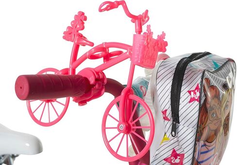 Dynacraft Barbie 16-inch Girls' Bike for Kids Ages 5-7 Years - Fun and Stylish Design, Sturdy and Durable, Perfect for Kids Learning to Ride, Easy to Assemble, Ideal for Young Riders in Saudi Arabia