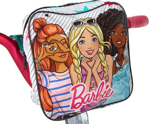 Dynacraft Barbie 16-inch Girls' Bike for Kids Ages 5-7 Years - Fun and Stylish Design, Sturdy and Durable, Perfect for Kids Learning to Ride, Easy to Assemble, Ideal for Young Riders in Saudi Arabia