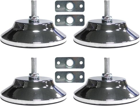 4 PCS Billiard Pool Table Leg Levelers, Heavy Duty Table Leveling Feet with Adjustable Height, Metal Tables Leveling Risers for Pool Tables, Soccer Tables, Ping-Pong Tables in Kuwait