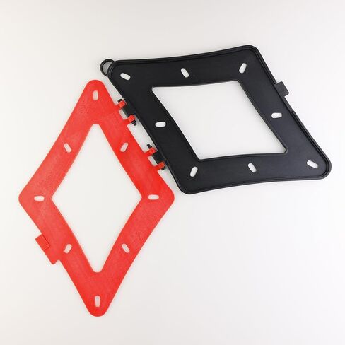 Outsville Accu Rack Carry Case Hard Template Sheet Holder/Carrier 9 Ball (Red) in Kuwait