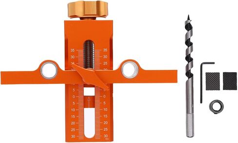 Cabinet Door Position Tool for Installing, Adjustable Aluminium Alloy Bimetallic Rod Sturdy Support Arm Multi Functional Tool for Kitchen Cabinets Bathrooms in Saudi Arabia