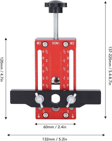 Cabinet Handle Template Tool Aluminium Alloy Adjustable Support Arm Cabinet Door Mounting Jig in Saudi Arabia