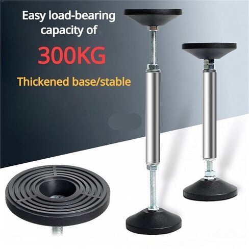 2 Pcs Bathroom Cabinet Door Install Support Frame Jack Positive Negative Screw Adjusting Rod Telescopic Lifting Tools Labor-Saving Arm For Installing Cabinets(25cm-37cm) in Kuwait